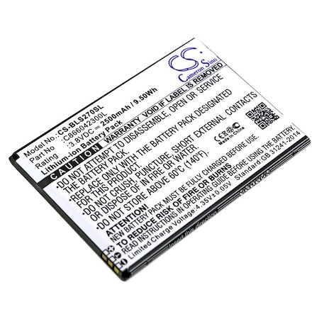Bsc Preferred BLU S270Q Studio C 8.8 Mobile Phone Replacement Battery CS-BLS270SL